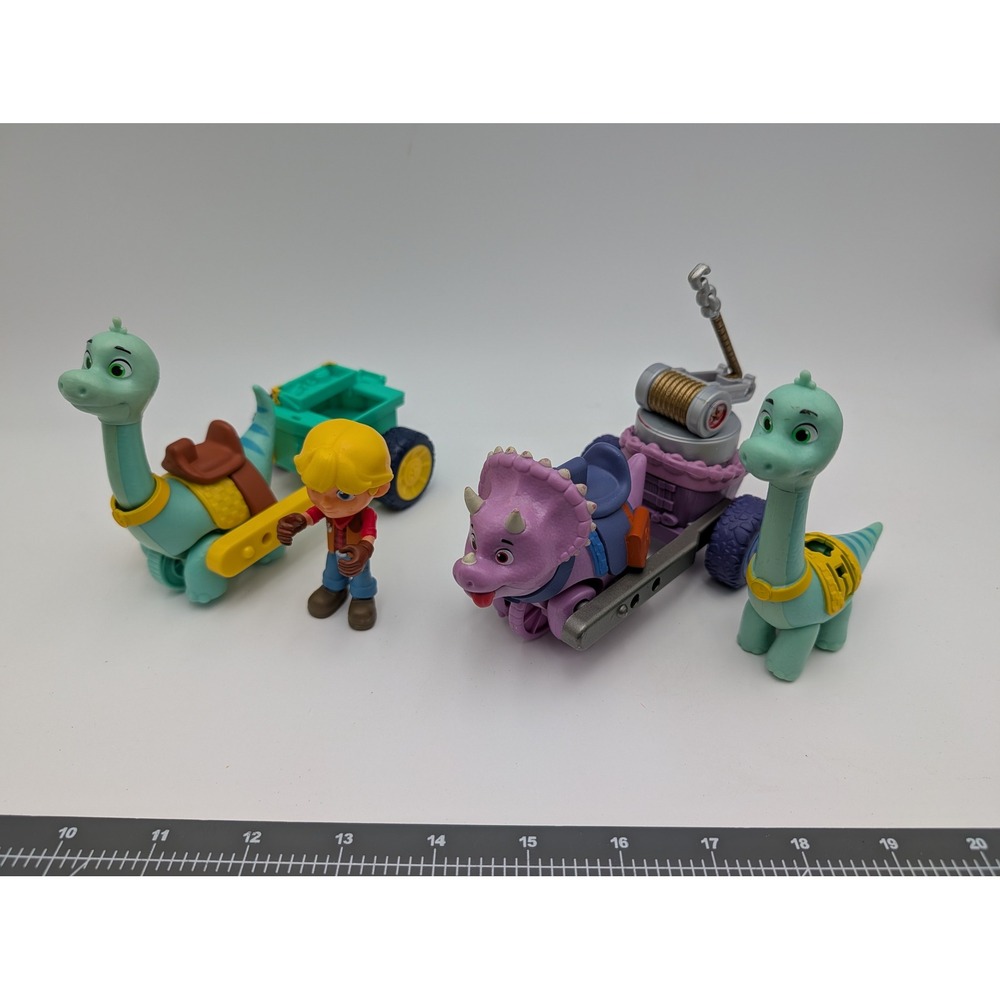 Dino Ranch Toy Figure Lot Jon Blitz Clover Tango Wagons